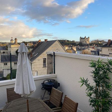 La Terrasse Saumuroise - Vue Chateau & Loire Ngoại thất bức ảnh