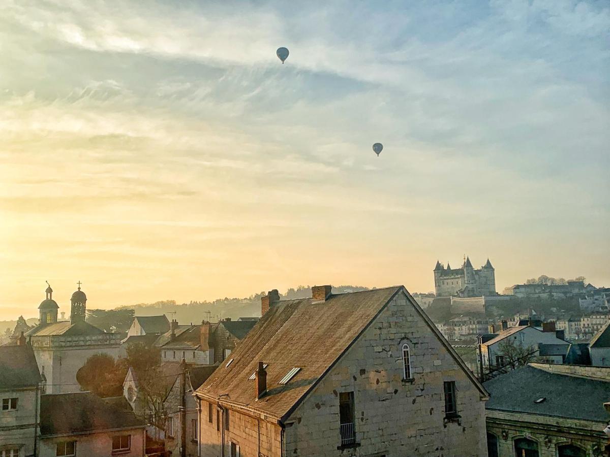 La Terrasse Saumuroise - Vue Chateau & Loire Ngoại thất bức ảnh