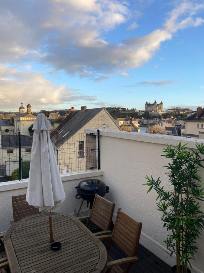 La Terrasse Saumuroise - Vue Chateau & Loire Ngoại thất bức ảnh
